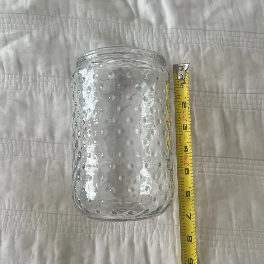 World Market - Large Hobnail Glass Jar